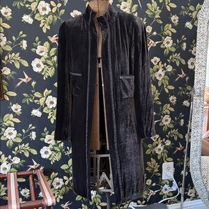 Per Se Brown Velvet duster